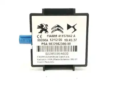 Peça sobressalente para automóvel em segunda mão módulo eletrônico por opel mokka 1.2 (76) referências oem iam 9832982380