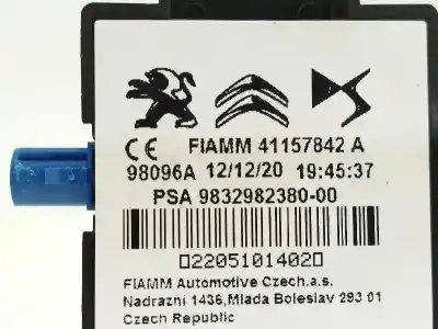 Second-hand car spare part electronic module for opel mokka 1.2 (76) oem iam references 9832982380  