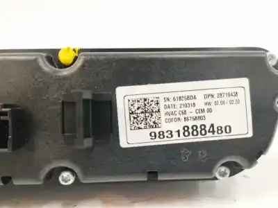 Автозапчасти б/у климат-контроль за opel mokka 1.2 (76) ссылки oem iam 9831888480  
