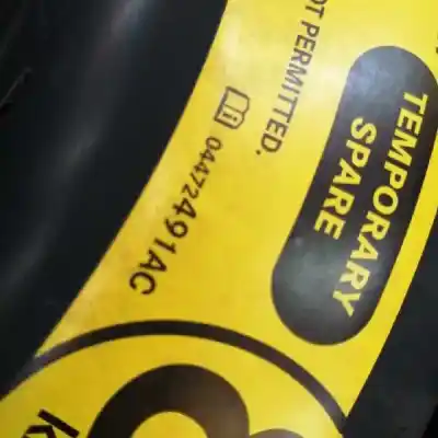 Peça sobressalente para automóvel em segunda mão estepe por dodge caliber 2.0 16v crd cat referências oem iam 05105079aa  16x4t