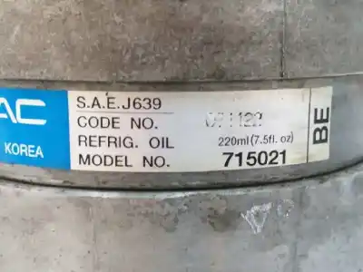 Автозапчастина б/у компресор кондиционера для daewoo tacuma 1.6 cat посилання на oem iam 715021  