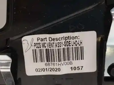 İkinci el araba yedek parçası havalandirma izgarasi için nissan qashqai (j11) 1.5 dci cat oem iam referansları 68761hv00b  