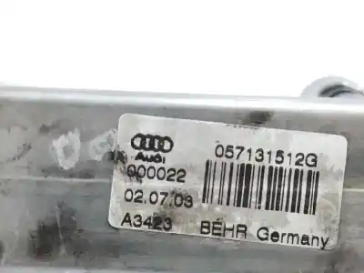 Автозапчастина б/у кулер egr для audi a8 (4e2) 4.0 v8 32v tdi biturbo cat (ase) посилання на oem iam 057131512g  