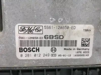 Автозапчасти б/у блок управления двигателем за ford fusion (cbk) 1.6 tdci cat ссылки oem iam 5s6112a650ed  0281012249