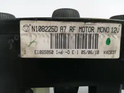 Peça sobressalente para automóvel em segunda mão comando de sofagem (chauffage / ar condicionado)  por peugeot 207/207+ (wa_, wc_) 1.6 hdi referências oem iam n108225d  e1065950