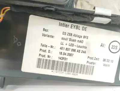 Автозапчасти б/у бардачок за audi a8 (4e2) 3.0 v6 24v tdi ссылки oem iam 4e1857096  