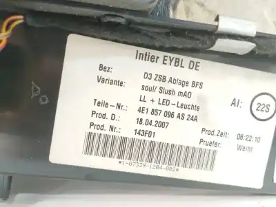 Peça sobressalente para automóvel em segunda mão porta luvas por audi a8 (4e2) 3.0 v6 24v tdi referências oem iam 4e1857096  