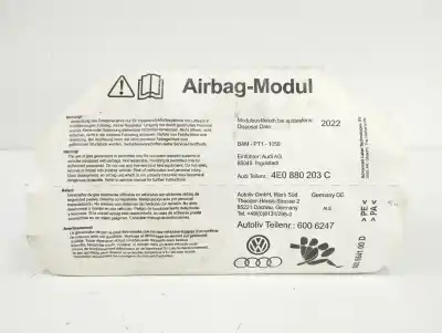 Tweedehands auto-onderdeel airbag voor rechts voor audi a8 (4e2) 3.0 v6 24v tdi oem iam-referenties 4e0880203c