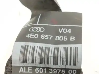 Автозапчасти б/у задний левый ремень безопасности за audi a8 (4e2) 3.0 v6 24v tdi ссылки oem iam 4e0857805b  