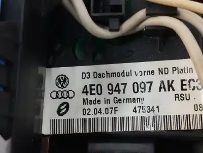 Автозапчастина б/у внутрішне світло для audi a8 (4e2) 3.0 v6 24v tdi посилання на oem iam 4e0947097ak  4e0907135a