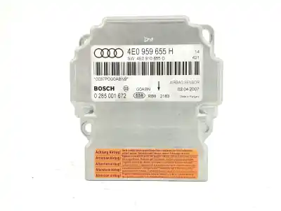 Second-hand car spare part AIRBAG CONTROL UNIT for AUDI A8 (4E2)  OEM IAM references 4E0959655H  0285001672