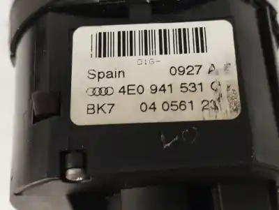 Second-hand car spare part headlights switch for audi a8 (4e2) 3.0 v6 24v tdi oem iam references 4e0941531g  