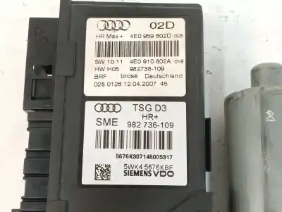 Автозапчасти б/у мотор заднего правого стекла за audi a8 (4e2) 3.0 v6 24v tdi ссылки oem iam 4e0959802d  5wk45676kbf