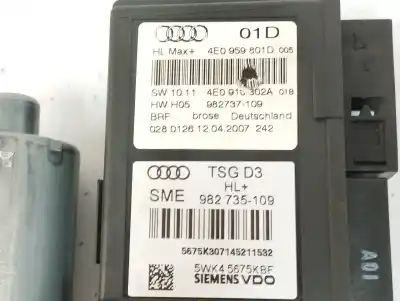 Автозапчасти б/у мотор заднего левого стекла за audi a8 (4e2) 3.0 v6 24v tdi ссылки oem iam 4e0959801d  5wk45675kbf