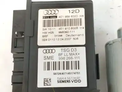 Second-hand car spare part right front window motor for audi a8 (4e2) 3.0 v6 24v tdi oem iam references 4e1959802d  5wk45672kbf