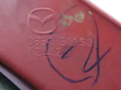 Second-hand car spare part right tailgate light for mazda 2 (de_, dh_) 1.4 mzr-cd oem iam references d65151150  