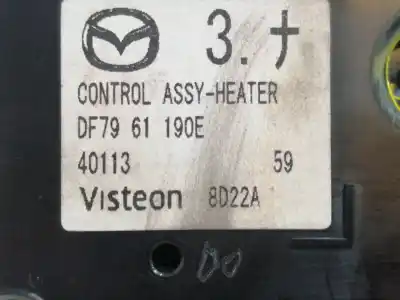Peça sobressalente para automóvel em segunda mão comando de sofagem (chauffage / ar condicionado) por mazda 2 (de_, dh_) 1.4 mzr-cd referências oem iam df7961190e  
