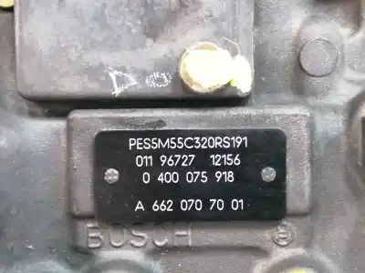 Piesă de schimb auto la mâna a doua pompa de injectie pentru ssangyong musso 2.9 turbodiesel cat referințe oem iam a6620707001 0400075918 