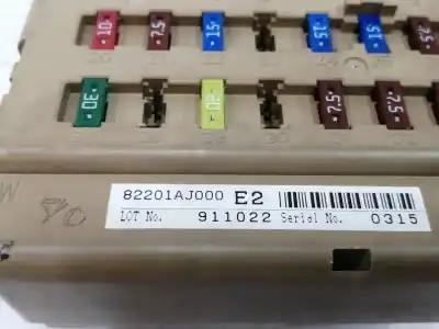 Автозапчасти б/у блок реле/предохранителей за subaru legacy familiar/outback b13 (bp) 2.0 diesel cat ссылки oem iam 82201aj000  