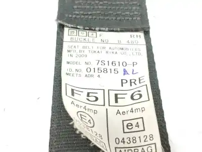 Автозапчастина б/у передній правий ремін безпеки для subaru legacy familiar/outback b13 (bp) 2.0 diesel cat посилання на oem iam 7s1610p  