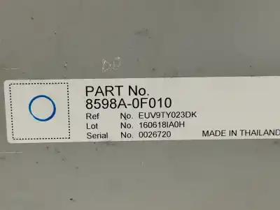 Second-hand car spare part electronic module for toyota verso 1.8 16v cat oem iam references 8598a0f010  