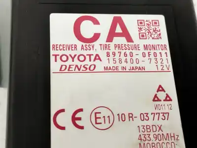 Second-hand car spare part electronic module for toyota verso 1.8 16v cat oem iam references 897600f011  1584007321