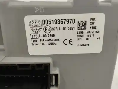 Second-hand car spare part fuse box unit for lancia ypsilon (402) 1.3 jtd 16v oem iam references 00519367970  