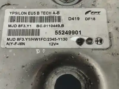 Second-hand car spare part ecu engine control for lancia ypsilon (402) 1.3 jtd 16v oem iam references 55249901  
