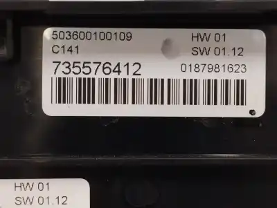 Pezzo di ricambio per auto di seconda mano controllo climatico per lancia ypsilon (402) 1.3 jtd 16v riferimenti oem iam 735576412  