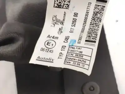 Автозапчасти б/у задний левый ремень безопасности за lancia ypsilon (402) 1.3 jtd 16v ссылки oem iam 735577180  617526000