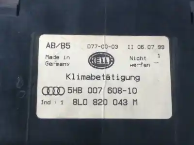 Автозапчасти б/у климат-контроль за audi a3 (8l) 1.9 tdi ссылки oem iam 8l0820043m  5hb00760810