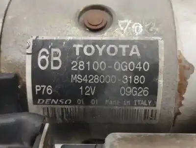 Автозапчастина б/у двигун запускається для lexus is200 (ds2/is2) 2.2 d-cat посилання на oem iam 281000g040  ms4280003180