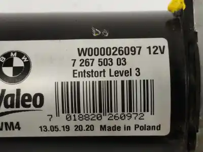 Автозапчастина б/у двигатель передніх склоочисників для bmw 4 descapotable (f33, f83) 420 i посилання на oem iam 7267503  w000026097