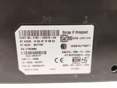 Second-hand car spare part electronic module for ford focus lim. 1.0 ecoboost cat oem iam references e1bt14d212ha  
