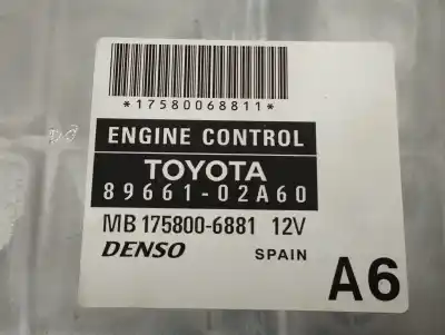 Second-hand car spare part ecu engine control for toyota corolla (e12) 2.0 d-cat oem iam references 8966102a60  mb1758006881