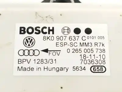 Peça sobressalente para automóvel em segunda mão sensor por audi a4 berlina (b8) 2.0 16v tdi referências oem iam 8k0907637c 0265005738 