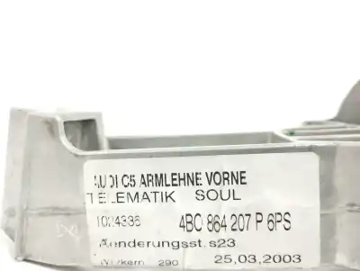 Автозапчастина б/у центральний подлокник для audi allroad quattro (4b5) 2.5 tdi (132kw) посилання на oem iam 4b0864207p  