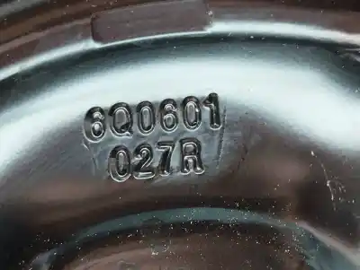 Second-hand car spare part spare tire for seat ibiza iv (6j5, 6p1) 1.6 tdi oem iam references 6q0601027r  5jx14h2 et35