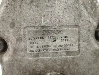 Автозапчасти б/у компрессор кондиционера воздуха за subaru legacy familiar/outback b13 (bp) 2.0 cat ссылки oem iam 4472607940  2473003200