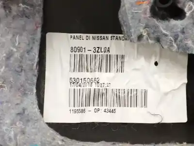 Second-hand car spare part left front door trim for nissan pulsar fastback (c13) 1.2 dig-t oem iam references 809013zl0a  