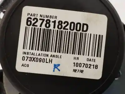 Автозапчастина б/у задній лівий ремін безпеки для nissan pulsar fastback (c13) 1.2 dig-t посилання на oem iam 627818200d  6277635