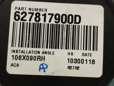 Автозапчасти б/у задний правый ремень безопасности за nissan pulsar fastback (c13) 1.2 dig-t ссылки oem iam 627817900d  6277627