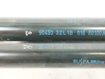 Second-hand car spare part tailgate gas strut for nissan pulsar fastback (c13) 1.2 dig-t oem iam references 904503zl0a  904513zl1b