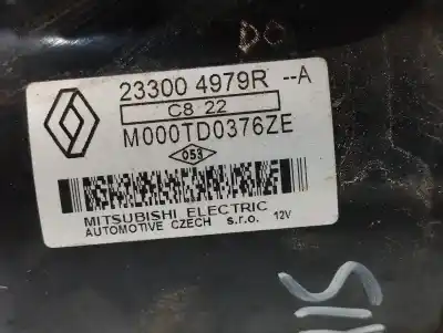 Second-hand car spare part starter motor for nissan pulsar fastback (c13) 1.2 dig-t oem iam references 233004979r  m000td0376ze