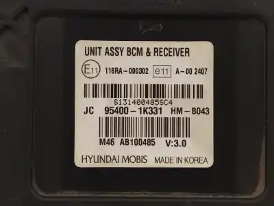 Second-hand car spare part electronic module for hyundai ix20 (jc) 1.4 oem iam references 954001k331  
