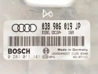 Second-hand car spare part ecu engine control for audi a4 avant (8e) 1.9 tdi (96kw) oem iam references 038906019jp  0281011141