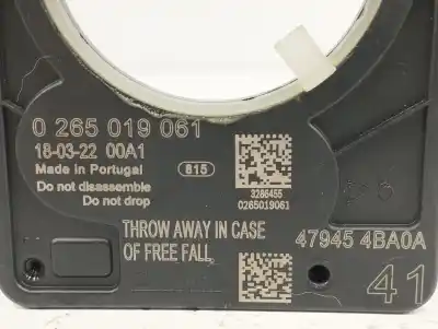 Peça sobressalente para automóvel em segunda mão sensor por nissan pulsar fastback (c13) 1.2 dig-t referências oem iam 479454ba0a 0265019061 