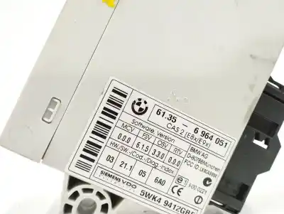 Second-hand car spare part electronic module for bmw serie 1 berlina (e81/e87) 118d oem iam references 61356964051  5wk49412gbf
