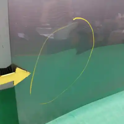 Second-hand car spare part left front door for nissan pulsar fastback (c13) 1.2 dig-t oem iam references h01013zlmb  