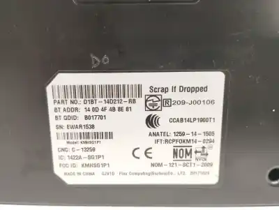 Second-hand car spare part electronic module for ford ka+ 1.2 ti-vct cat oem iam references d1bt14d212rb  
